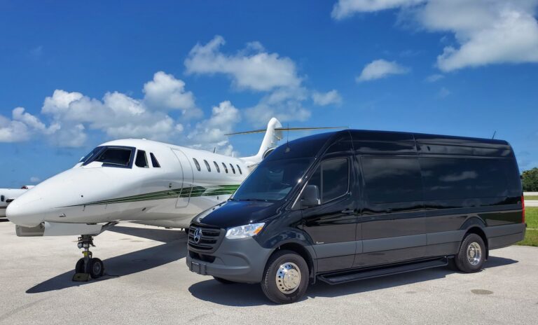 Private Aviation and F.B.O Limo Service by IQ Transportation in the Tri-State Area